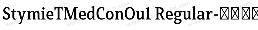 StymieTMedConOu1 Regular字体转换